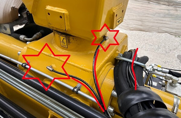 Система централизованной смазки на КМУ (исполнение слайд 5)