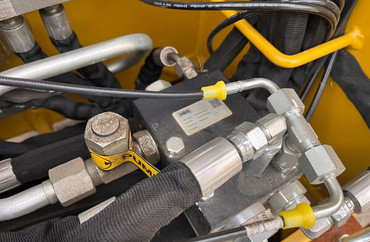 Система централизованной смазки на КМУ (исполнение слайд2)